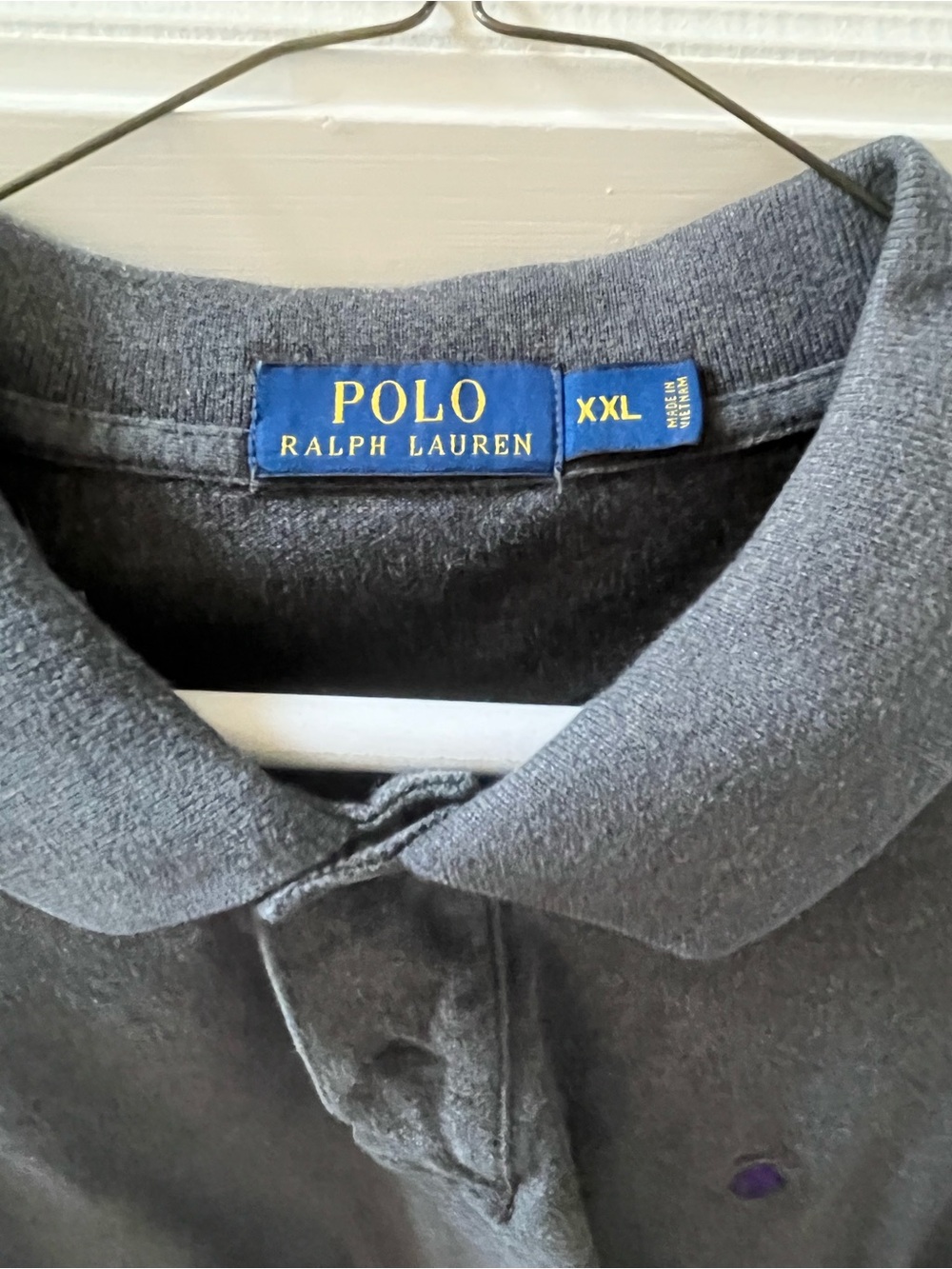 Polo by Ralph Lauren Men's Charcoal Gray Polo Shirt